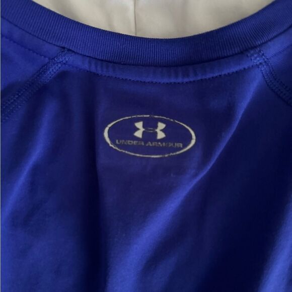Under Armour Women's V-Neck Heatgear Long-sleeve T-Shirt Size XS PURPLE - Picture 10 of 11
